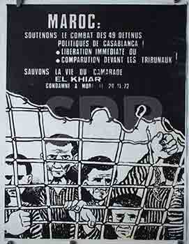 Item #51-3763 Maroc. Soutenons le combat des 49 détenus politiques de Casablanca ! Libération...