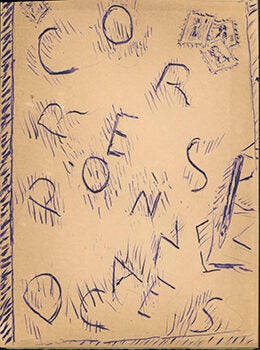 Item #51-3814 Correspondances. Livre manuscrit à la plume composé entièrement par Pierre...