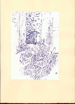 Correspondances. Livre manuscrit à la plume composé entièrement par Pierre Bonnard. (Manuscript artist book by Pierre Bonnard). First, limited edition. New condition.
