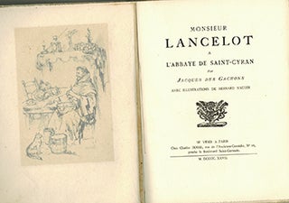 Monsieur Lancelot à l'abbaye de Saint-Cyran. First edition, signed.