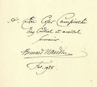 Item #51-3822 Essai d’un catalogue des eaux-fortes de Bernard Naudin par François Poncetton...