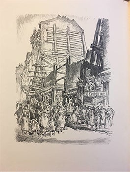 Le Mont dans la ville, par Henri Focillon. Lithographies de Georges Gobo. First edition.