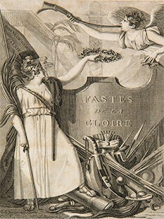 Item #51-3865 Fastes de la gloire. Collection de 50 gravures représentant des sujets militaires,...