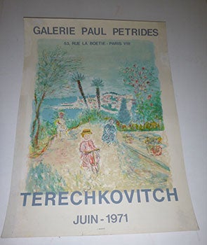 Item #51-3867 Terechkovitch. Juin-1971. First edition of the poster. Constantin Terechkovitch