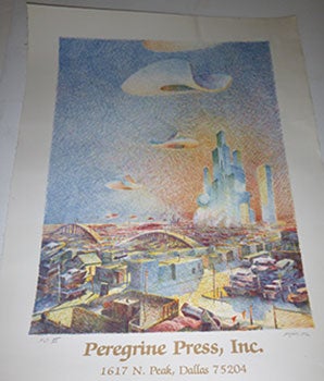 Item #51-3868 (Imaginary City.) Peregrine Press, Inc. First edition of the poster. Tom Piper