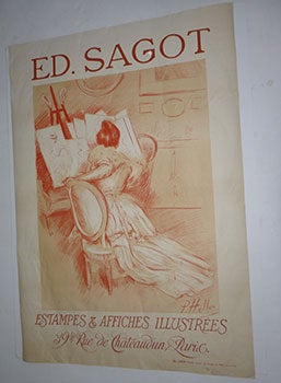 Item #51-3879 Ed. Sagot. Estampes & Affiches Illustrées. First edition of the poster. Paul...