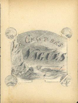 Item #51-3911 Original drawing by Joseph-Emmanuel Van Driesten for the cover of a projected ...