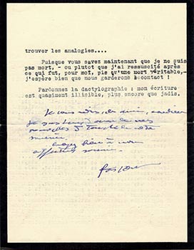 Item #51-3918 Autograph letters from Gaston de Béarn to Vincent to Jacques Des Roches,...