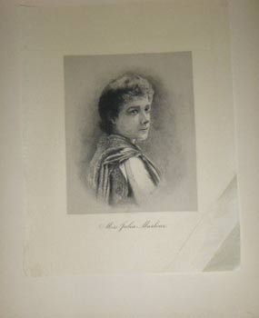 Item #51-3973 Portrait of the actress Julia Marlowe (1866 - 1950). Original etching. Frank Le...