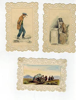 Item #51-3997 A collection of original signed watercolors and drawings by Hippolyte Pradelles...