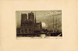 Item #51-3998 A collection of original etchings of Notre Dame, Saint Chapelle, Musé de Cluny,...