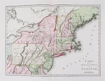 Crvecoeur, Michel Guillaume Jean de (1735-1813) - Voyage Dans la Haute Pensylvanie Et Dans L'tat de New-York. Planches. (First Folio Edition of the Atlas. )