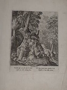 Solitudo, sive vitæ foeminarum anachoritarum, ab Adriano Collardo collectæ atque expressæ : A. Cornelio Kiliano Dufflaeo Carmine elegiaco explanatæ (Female Hermits in Landscapes). First edition.