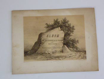 Item #51-4101 Album de Paysages à la Plume. First edition. Edmond Tudot, artist, J. Bariau Champagnat, lithographers, Ragon, A. Montillot, Pierdon, V. Lange.