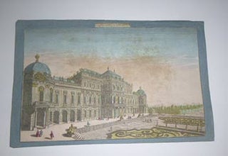 Item #51-4173 Vüe Perspective du superbe Palais Royal de la Reine d'Hongrie du côté des...