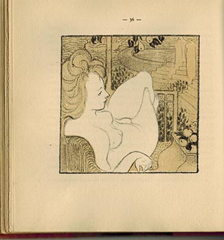 Item #51-4187 Le Voyage d'Urien. First edition with original lithographs by Maurice Denis. André Gide, Maurice Denis, artist.
