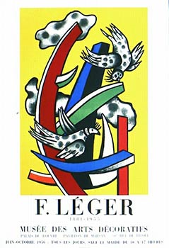 Item #51-4194 Original Poster for "F. Léger 1881-1956." Fernand Léger