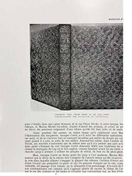 La Treille muscate. Original edition with the etchings by Dunoyer de Segonzac in a binding by Georges Cretté.