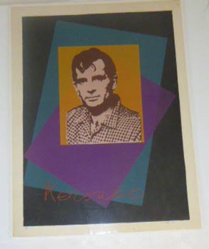 Item #51-4239 Portrait of Jack Kerouac. Original sllkscreen Signed. G. Mabe, Jack Kerouac