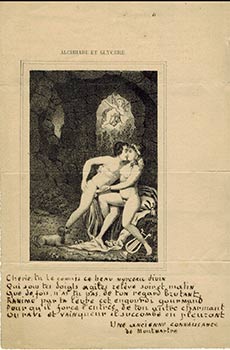 Item #51-4271 Alcibiade et Glycerine. Cherie tu le connais ce beau morceau divin. [Erotic image]...