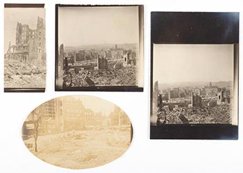 San Francisco Photographer, circa 1906 - Views of San Francisco Fire and Earthquake, April 18, 1906 . Original Photographs