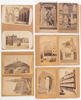 Item #51-4298 Collection of views in Germany, Italy France and England.:Pompei; Goethe Haus,; die...