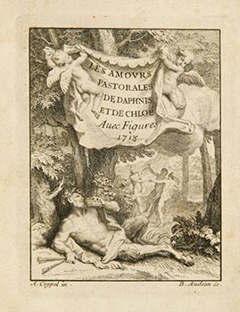 Les Amours Pastorales de Daphnis et Chloé. Original edition. Extra illustrated with the plates avant la lettre.