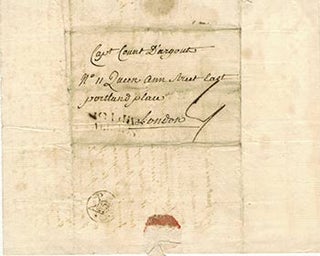 Item #51-4339 Four original letters to addressed to Comte Étienne-Maurice d’Argout, Captain in...