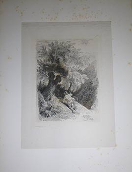 Caricatures et paysages inédits par Rodolphe Töpffer reproduits en héliogravure. First edition.