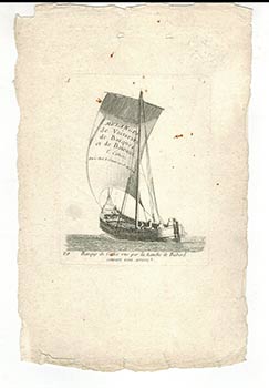 Item #51-4366 Mélanges de vaisseaux, de barques et de bateaux. 1er [9e] Cahier. First edition of the engravings. Pierre dit "Ozanne le Cadet Ozanne, né à Brest en 1737. Il est mort en 1813 à Brest.