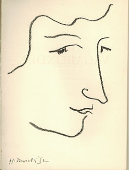 Item #51-4379 Portrat of Colette. Original lithograph. Henri Matisse