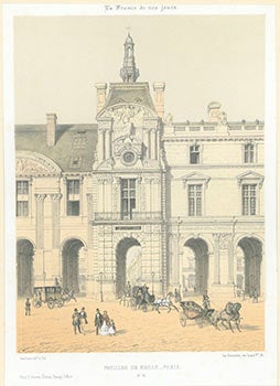 Item #51-4462 Pavillon de Rohan - Paris First edition of the lithograph. Léon-Auguste...