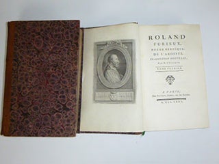 Roland Furieux, poëme héroïque, de l'Arioste, traduction nouvelle. [Orlando Furioso]. First edition.