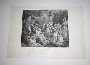 Item #51-4524 L'Orage , par Béranger. First edition of the lithograph. Hippolyte Bellangé, Joseph-Louis-Hippolyte Bellangé, lithographer Godefroy Engelmann, 1788 – 1839.