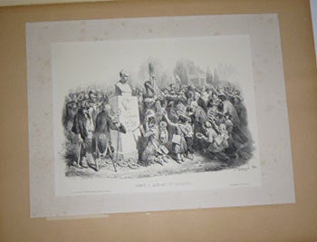 Item #51-4533 A Charlet, le Peuple (30 décembre 1845) Dédié à Madame Vve Charlet. First edition of the lithograph. Hippolyte Bellangé, Joseph-Louis-Hippolyte Bellangé, lithographer Villain.