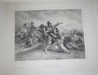 Item #51-4535 Tiens bon, Turc! Nous voilà, mon brave. [Guerre de Crimée (1853-1856)] First...