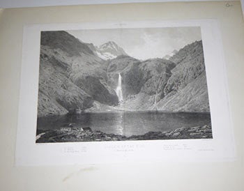 Cicri, Eugne (1813-1890 ). Lithographe - Cascade Du Lac D'Oo. First Edition of the Lithograph