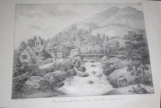 Item #51-4554 Scene at the foot of the Mountain of Bergons. Hautes-Pyrénées. September 4. 1821....
