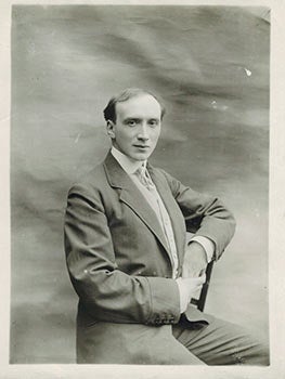 Item #51-4612 Original photograph of Henri Bataille holding his Hands. Henri Manuel