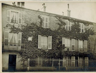 Item #51-4620 Original photograph of the birthplace of Louis Pasteur in Dole, France. Henri Manuel