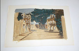 Item #51-4637 Three original lithographs by Georges Braque in Paris de ma Vie from Regards sur...