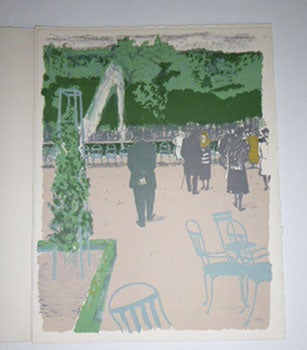 Item #51-4643 Four original lithographs by Maurice Brianchon in Paris Bourgeois from Regards sur...