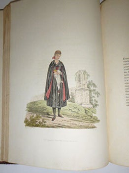 The costume of the hereditary states of the House of Austria, displayed in fifty coloured engravings ; with descriptions, and an introduction, by M. Bertrand de Moleville ; translated by R.C. Dallas, Esq.... Costumes des états héréditaires de la maison d'Autriche. Text in English and French. First editon.