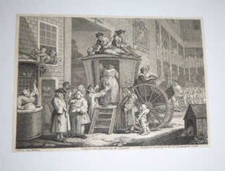 Item #51-4662 The Stage Coach, or the Country Inn Yard. Original etching. 18th Century...