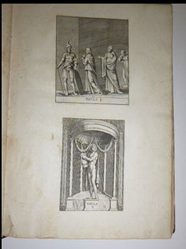 Picturæ Antiquæ Cryptarum Romanarum, Et Sepulcri Nasonum Delineatae, & expressae ad Archetypa A Petro Sancti Bartholi Et Francisco Ejus Filio Descriptae vero, & illustratae A Johanne Petro Bellorio Et Michaele Angelo Causseo Opus Latine redditum, proditque absolutius & exactius cum Appendice nunquam edita. Second edition.