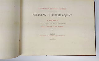 Item #51-4760 La Collection Spitzer. Portulan de Charles-Quint donné à Philippe II :...