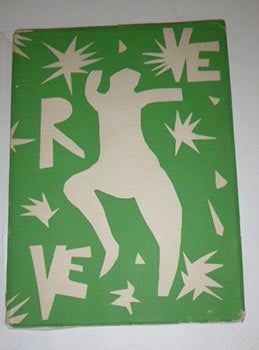 Item #51-4771 Revue Verve. Vol. IV no. 13. Matisse: de la Couleur. Incomplete. Henri Matisse