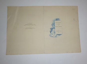 Item #51-4777 Printer's proof for cover of Le Légende de Violon de Faience. (Epreuve d'imprimerie, couverture originale du livre). Jules Adeline.