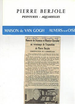 Item #51-4789 Artist dossier of Pierre Berjole (1897- 1990). Pierre Berjole, Pierre Mauroy,...