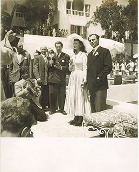Item #51-4812 Unpublished photographs of the wedding of Prince Ali Salman Aga Khan and Rita...